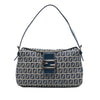 Fendi Zucchino Double Flap Slhoulder Bag Secondhand