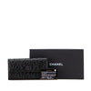Chanel CC Lambskin Embossed Camellia Flap Wallet Secondhand
