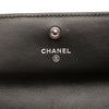 Chanel CC Lambskin Embossed Camellia Flap Wallet Secondhand