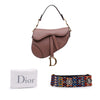 Dior Mini Leather Saddle Bag Secondhand