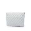 Secondhand Chanel Quilted Calfskin Logo Enchained Clutch