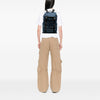 Ferragamo Printed Denim Backpack Secondhand