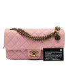 Chanel Quilted Calfskin CC Crown Flap Secondhand