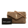 Secondhand Saint Laurent Small Shearling Loulou Puffer Shoulder Bag
