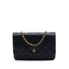 Chanel CC Quilted Caviar Wallet on Chain Secondhand