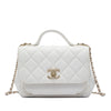 Chanel Small Quilted Caviar Business Affinity Top Handle Flap Secondhand