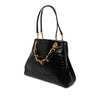 Balmain Embossed Crackled Calfskin 1945 Soft Tote Secondhand