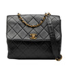 Chanel CC Quilted Lambskin Single Flap Secondhand