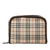 Burberry House Check Canvas Cosmetic Pouch Secondhand