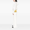 Saint Laurent Small Metallic Grain De Poudre Monogram Vicky Chain Bag Secondhand