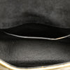 Saint Laurent Small Metallic Grain De Poudre Monogram Vicky Chain Bag Secondhand