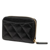 Chanel CC Quilted Caviar Zip Coin Purse Secondhand