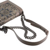 Secondhand Chanel Old Medium Metallic Goatskin Crystal Boy Flap