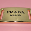 Prada Glace Calf Studded Etiquette Crossbody Secondhand