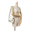 Fendi Zucca Embossed Leather Baguette Satchel Secondhand