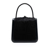 Celine Leather Trimmed Pony Hair Acrylic Top Handle Bag Secondhand