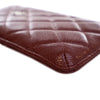 Secondhand Chanel CC Quilted Caviar Flat Phone Case Wallet Pouch