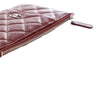 Secondhand Chanel CC Quilted Caviar Flat Phone Case Wallet Pouch