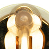 Chanel CC Resin and Gold Plated Clip On Earrings Secondhand