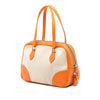 Prada Cinghiale Trimmed Canapa Handbag Secondhand
