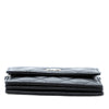 Chanel Quilted Lambskin Camellia Bow Card Holder On Chain Secondhand