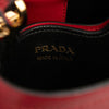 Prada Small Embellished Saffiano Cuir Panier Satchel Secondhand