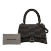 Balenciaga Small BB Monogram Denim Hourglass Top Handle Bag Secondhand