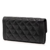 Chanel Quilted Caviar Boy Long Wallet Secondhand