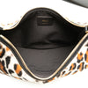 Fendi Small Leopard Print Pony Hair Fendigraphy Hobo Secondhand