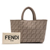 Fendi Large Zucca Cashmere Shopper Tote Secondhand