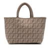 Fendi Large Zucca Cashmere Shopper Tote Secondhand