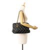 Chanel Quilted Calfskin Stitch Triptych Shoulder Bag Secondhand