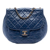 Chanel Medium Quilted Aged Calfskin Bubble CC Flap Secondhand