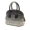 Burberry Small Ombre Metallic Grained Calfskin Orchard Bowling Bag Secondhand
