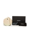 Chanel Iridescent Quilted Lambskin Round Clutch With Chain Secondhand