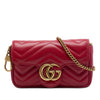 Gucci Mini GG Marmont Matelasse Leather Flap Crossbody Secondhand