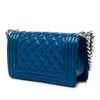 Chanel Small Quilted Patent and Acrylic Boy Flap Secondhand