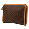 Celine Macadam Coated Canvas Clutch Secondhand