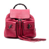 Gucci Calfskin Bamboo Tassel Drawstring Backpack Secondhand