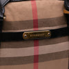 Burberry Small Leather Trimmed House Check Canvas Bridle Orchard Satchel Secondhand