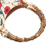 Gucci Flora Canvas Bamboo Handbag Secondhand