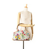 Gucci Flora Canvas Bamboo Handbag Secondhand