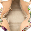 Gucci Flora Canvas Bamboo Handbag Secondhand