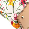 Gucci Flora Canvas Bamboo Handbag Secondhand