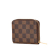 Secondhand Louis Vuitton Damier Ebene Zippy Coin Purse