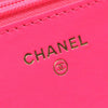 Chanel Chevron Quilted Patent Boy Wallet On Chain Secondhand