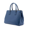 Prada Medium Bicolor Saffiano Lux Galleria Double Zip Front Pocket Satchel Secondhand