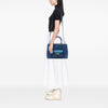 Prada Medium Bicolor Saffiano Lux Galleria Double Zip Front Pocket Satchel Secondhand
