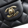 Chanel Mini Rectangular Classic Lambskin Top Handle Flap Secondhand