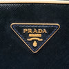 Prada Bicolor Saffiano Vernice Pyramid Frame Handbag Secondhand